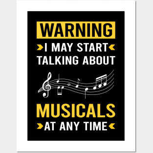 Warning Musicals Musical Posters and Art